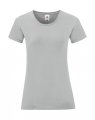 Dames T-shirt Iconic Fruit of the Loom 61-432-0 Zinc